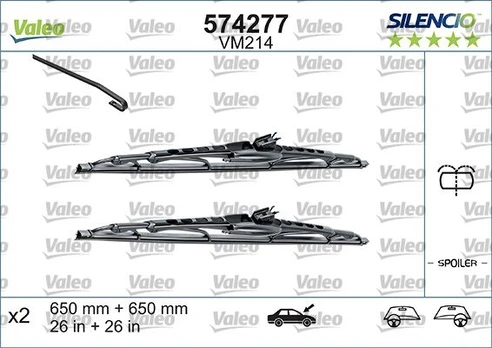 Valytuvai VALEO 574292