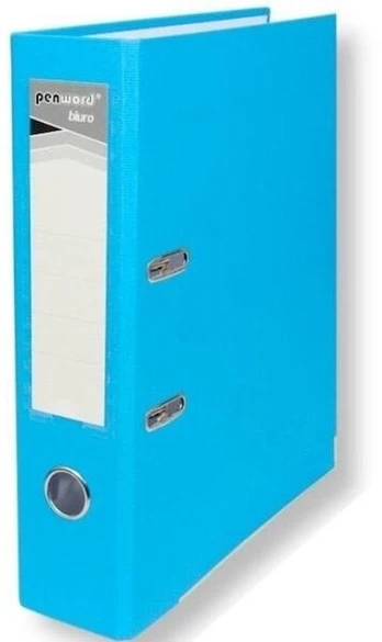 Segregator A4 7,5cm J.mėlynas su metaliniais kampais