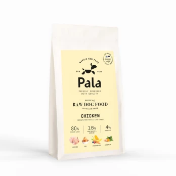 Pala maistas šunims Receptas Nr. 5 su vištiena