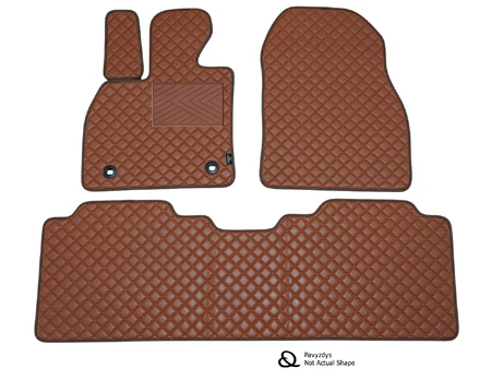 Kilimėliai QuiltyMats INFINITI FX35 2003-2008 (3 vnt.), Brown-Brown /55-MAX2
