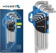 Högert Technik Klucze torx komplektas 9 vnt HOGERT HT1W814
