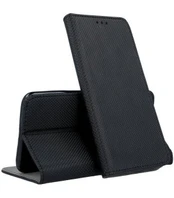 Juodas atverčiamas dėklas Xiaomi Redmi Note 15 5G telefonui "Smart Magnet"