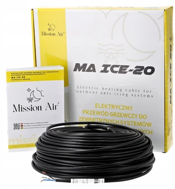 Devi ŠILDYMO KABELIS NUO APLEDĖJIMO MA ICE-20W/M 2000W 100M
