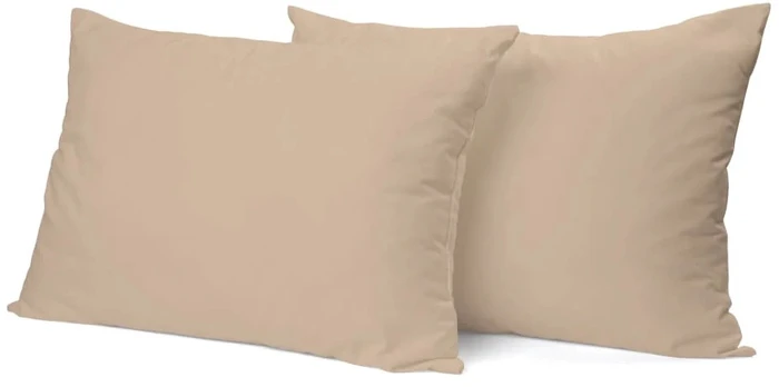 Pagalvės užvalkalas Rustilė Satin, šviesiai ruda, 50 cm x 70 cm