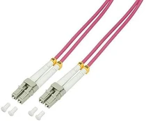 LogiLink OM4 LC-LC 2,0 m violetinis pluoštas kaina