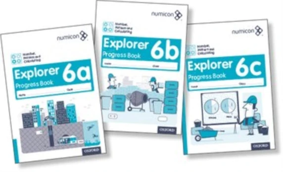 Numicon: Number, Pattern and Calculating 6 Explorer Progress Books ABC (Mixed Pack)