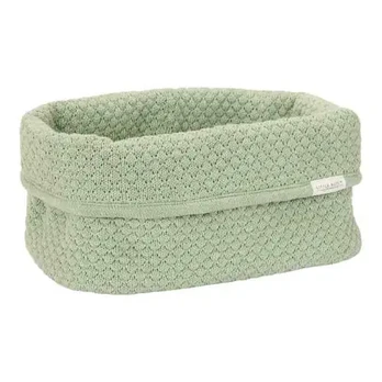 Little Dutch Storage Basket large ´Pure Sage` knitted