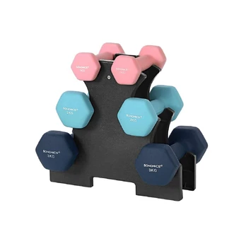 Songmics Kurzhantel-Set mit Hantelständer