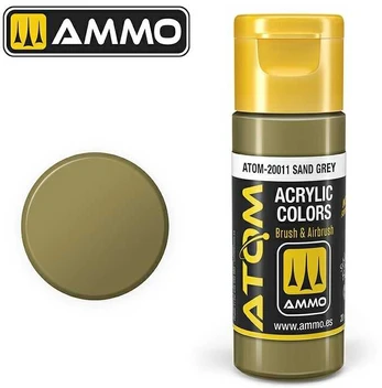 AMMO by MIG Jimenez AMMO MIG - ATOM Akriliniai dažai Sand Pilkas, 20ml, 20011