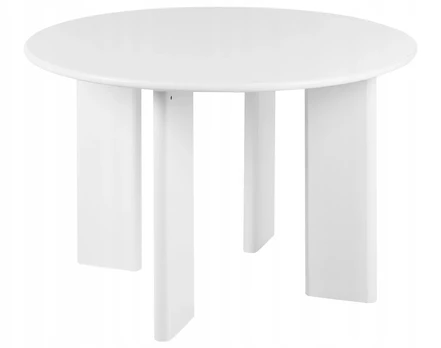 Beliani Valgomojo stalas COSMO baltas 120 cm