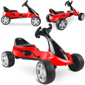 Vaikiškas pedalinis gokartas RK-595 raudonas kaina