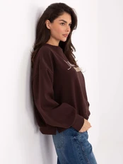 Bluza-IT-BL-H2388.28-ciemny brązowy kaina