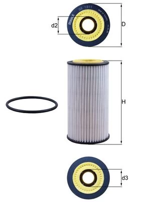 Alyvos filtras OX1311D