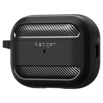 Dėklas Spigen RUGGED ARMOR Apple AIRPODS PRO 1 / 2 Juodas