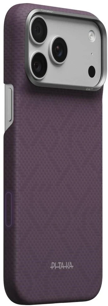 Dėklas Case PITAKA Edge PTK Weaving-Charoite MagSafe for iPhone 18 Pro Max / 17 Pro Max Violetinė