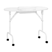Stalas Folding Table 4031, baltas/juodas kaina