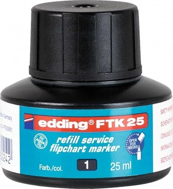 Edding Tusz do uzupełniania markerów do flipchartów e-FTK 25 EDDING, juoda