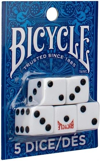 Bicycle 5 kauliukų rinkinys