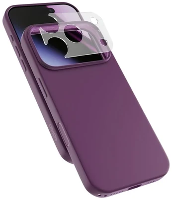 Dėklas Epico Silicone Pro Mag+ Case for iPhone 17 Pro Max/18 Pro Max (Qi2 & MagSafe Compatible) - Dark Violetinė