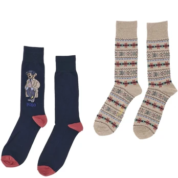 Kojinės vyrams, Mėlyna, 2p ctn bear-crew sock-2 pack