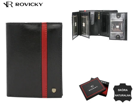 Vyriška odinė piniginė Rovicky RV149