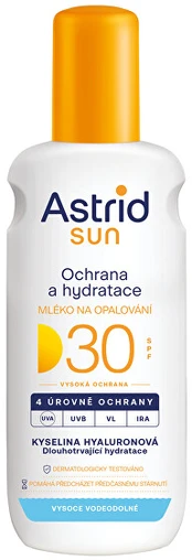 Astrid Purškiklis milk for tanning SPF 30 Sun 200 ml