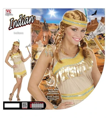 „INDĖNĖ“ (suknelė, diržas, galvos juosta)