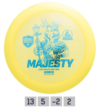 Diskgolfo diskas DISCMANIA Distance Driver MAJESTY Active Premium