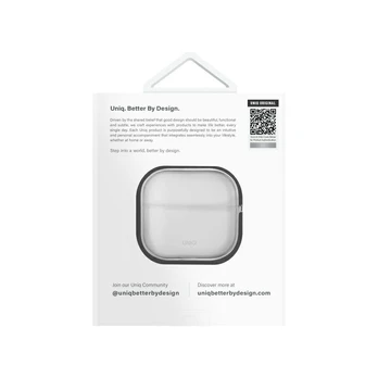UNIQ case Glase AirPods 4 glossy clear