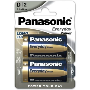 Elementai Panasonic Batteries LR20EPS/2BP