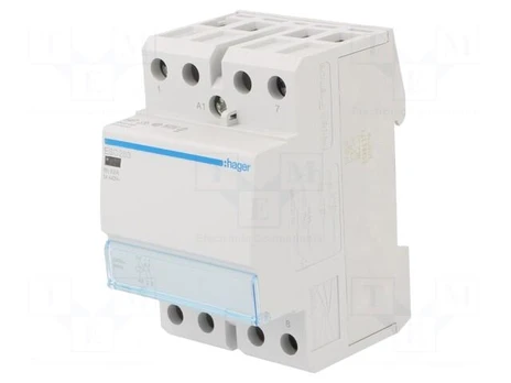 Contactor: 2-pole installation | 63A | 230VAC | NO | ESC | -10÷50°C