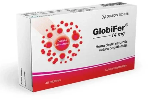 Globifer Globife 14 mg tabletės N40