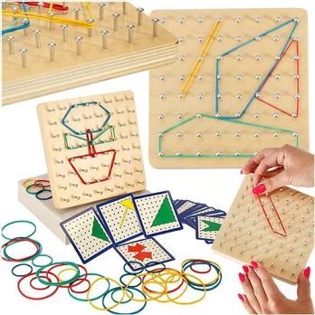 RoGer Developing game Geoboard with rubber bands
