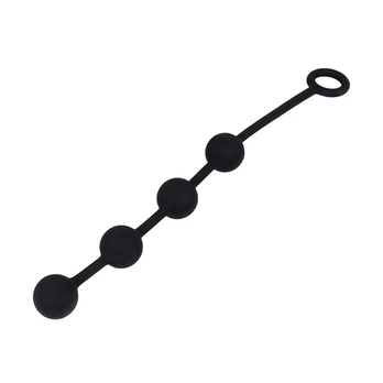 Nexus - Excite Medium Silicone Anal Beads Juodas