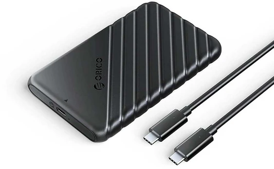 Orico 25PW1C-C3 2.5' HDD/SSD USB-C 3.1 6Gb/s Disk Drive - Juodas