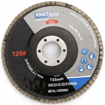 Šlifavimo diskas 125mm P100 Kraft&dele Kd968