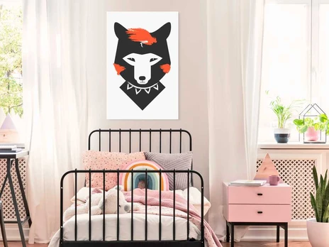 Artgeist Paveikslas - Polite Fox (1 Part) Vertical