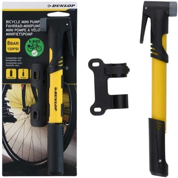 Mini dviračio pompa Dunlop, geltona