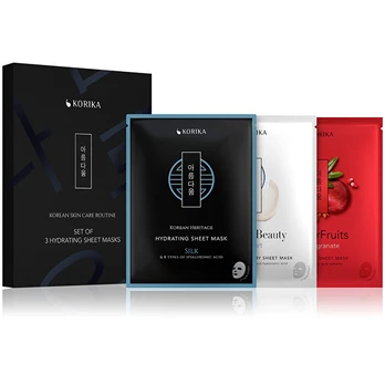 KORIKA Hydrating Sheet Masks Set Moterims