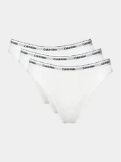 Calvin Klein Underwear Stringų komplektas 000QD5209E Balta kaina