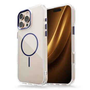 Dėklas Telforceone Clear Thin Mag case for iPhone 17 Air 6,6' mėlynas