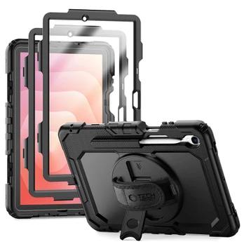 Juodas dėklas Samsung Galaxy Tab S11 11.0 planšetei "Tech-Protect Solid"