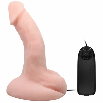BAILE Arbitrarness Vibrating Model with Suction Cup, TPR, 22 cm