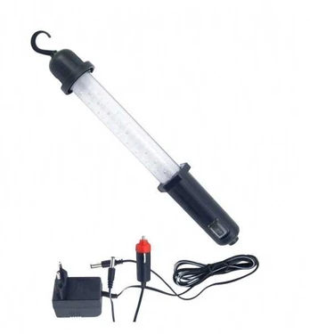 Lempa darbinė 27LED 12V/220V,akumuliatorinė