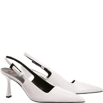Aukštakulniai moterims, Balta, Ruby pumps