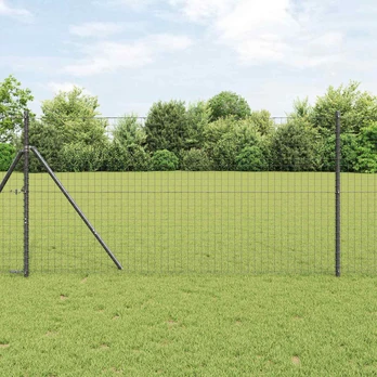 Tvorelių stulpai 2 pcs Pilka 160 cm