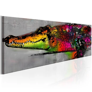 Artgeist Paveikslas - Colourful Alligator 135x45