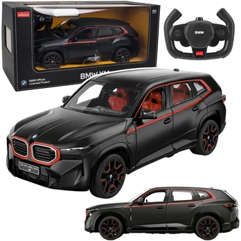 Nuotoliniu būdu valdomas automobilis BMW XM, juodas