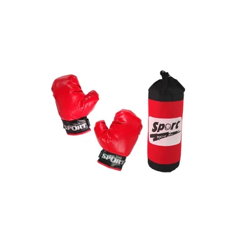Lean Toys Bokso rinkinio maišelis + Velcro pirštinės