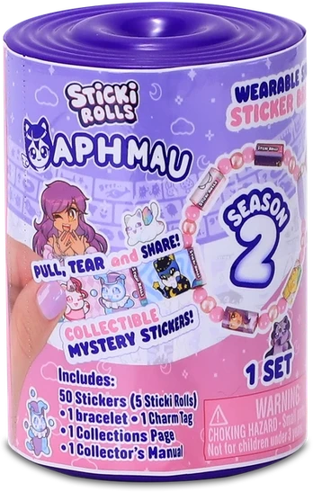 STICKI ROLLS APHMAU Apyrankė su lipdukais